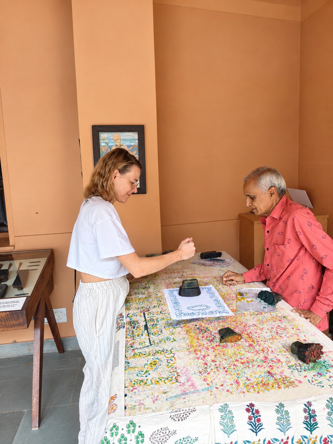 Block Printing Session in Jaipur